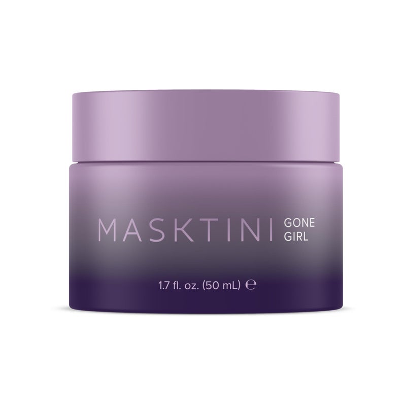 Masktini Twilight Zone, Tahitian Detox Mask - Bamboo Charcoal Helping Remove Impurities, Resurfaces Skin & Lifts Away Dead Skins, Restoring Facial Moisture Balance 1.7oz - Image 1